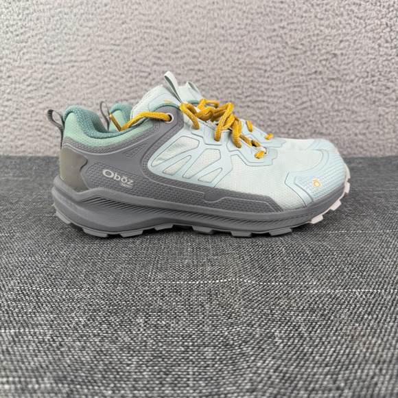 Oboz Shoes Womens Size 8 Katabatic Low B-Dry Hiking Glacier Waterproof